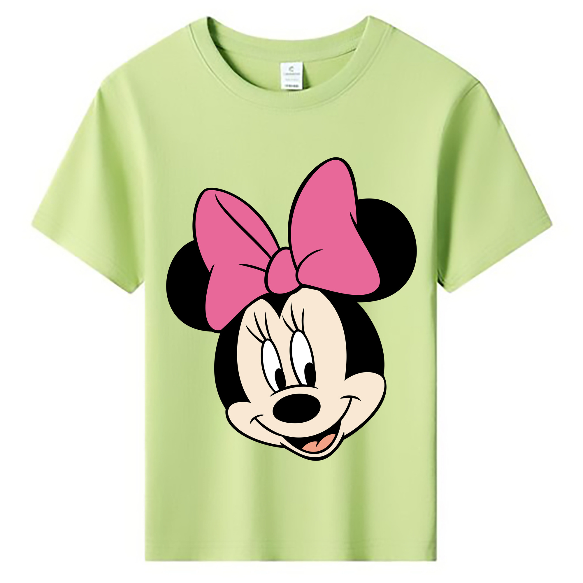 ミッキーマウス Mickey Mouse 綿100％キッズTシャツ（フロントプリント）